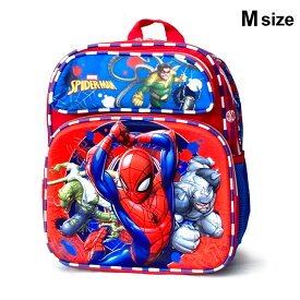 スパイダーマン -Mサイズ- 3Dモールド リュックサック キッズ 子供 男の子 グッズ 子ども バッグ バックパック 遠足 旅行 入園 入学 軽量 【あす楽対応】