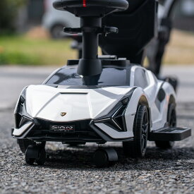 【レビューでトミカプレゼント】【正規ライセンス】乗用玩具 ランボルギーニ Sian 足蹴り 1歳 2歳 3歳 4歳 5歳 子供 プレゼント クリスマス