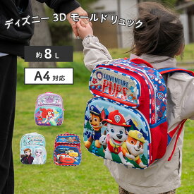 Disney プリンセス アリエル アナと雪の女王 パウパトロール カーズ 3D モールド リュック Mサイズ 子供 プレゼント ディズニー バックパック ブラックフライデー クリスマス