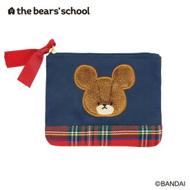 くまのがっこう the bear's school ポケットティッシュポーチ ポケットティッシュケース ポケットティッシュカバー ジャッキー チェック柄 絵本 キャラクター 通園グッズ 幼稚園 保育園【ゆうパケット可能】【あす楽対応】