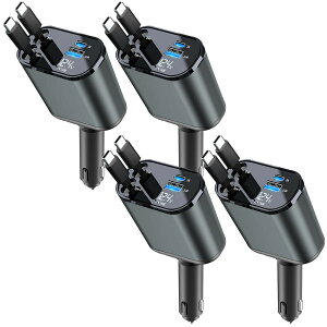 VK[\Pbg [d 12V 24V  J[`[W[ Type-C ^CvC USB }[dΉ 4䓯 d gbN ԍڏ[d  P[ut X}z[d iPhone15 iPhone16 Android [d 4|[g 