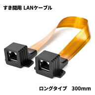 すき間用 LANケーブル 中継 延長 フラットケーブル 隙間 すきま cat5 RJ45 100BASE-TX 100Mbps LAN端子 3…