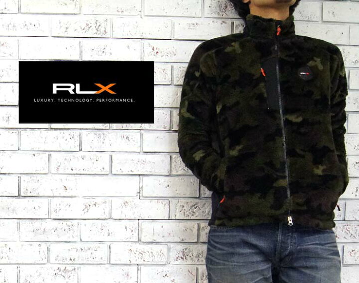 楽天市場】RLX ラルフローレン RLX カモフラ フリース ジャケット 