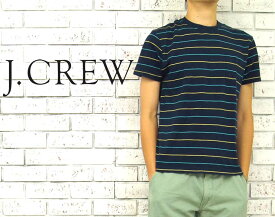J.CREW ジェイクルー SLIM ボーダー Tシャツ/NAVY/YELLOW/L,BLUE