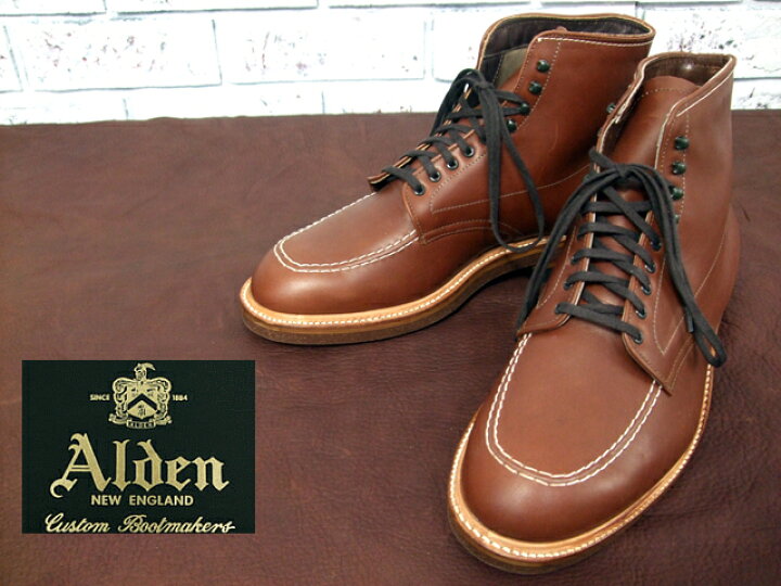 楽天市場】ALDEN オールデン #405 Indy Boots インディ ブーツ/BROWN(1 