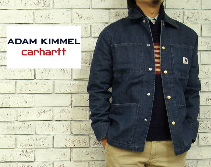 楽天市場】Carhartt CARHARTT×ADAM KIMMEL デニム カバーオール 