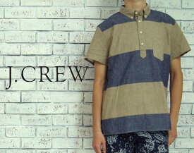 J.CREW　ジェイクルー プルオーバー 切り替え ボーダー S/S BD シャツ