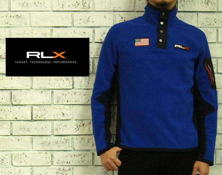 楽天市場】RLX ラルフローレン RLX プルオーバー スナップT フリース 