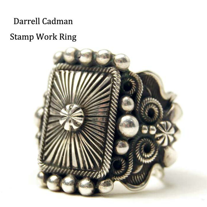 楽天市場】Darrell Cadman Stamp Work Ring ダレル キャドマン 