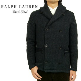 BLACK LABEL by Ralph Lauren ブラックレーベル ショールカラー ニット ジャケット