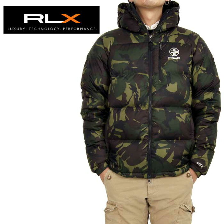 楽天市場】RLX ラルフローレン RLX CAMO 迷彩 フーデッド リップス  
