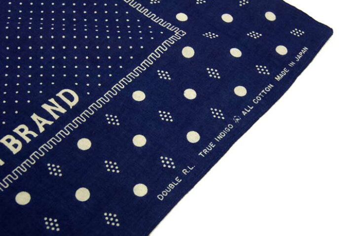 楽天市場】RRL ラルフローレン ダブルアールエル ドット バンダナ  