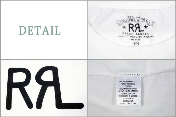 楽天市場】ダブルアールエル RRL ラルフローレン DOUBLE RL RRL ロゴT 