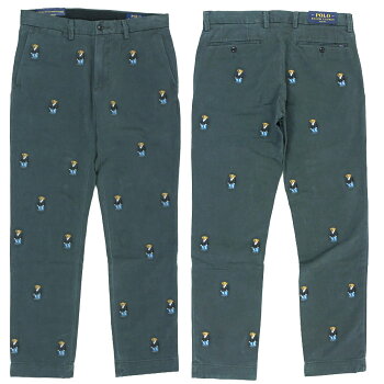 【POLObyRalphLauren】ラルフローレンウォッシュ加工SLIMGIFITミリタリートラウザーパンツ/BEIGE【あす楽対応】