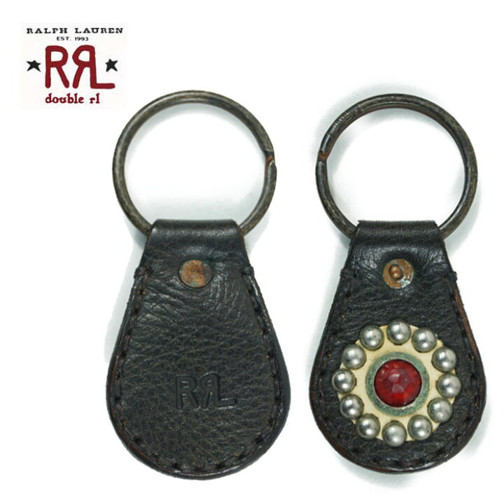 楽天市場】RRL ラルフローレン DOUBLE RL Studded Leather Key Fob 