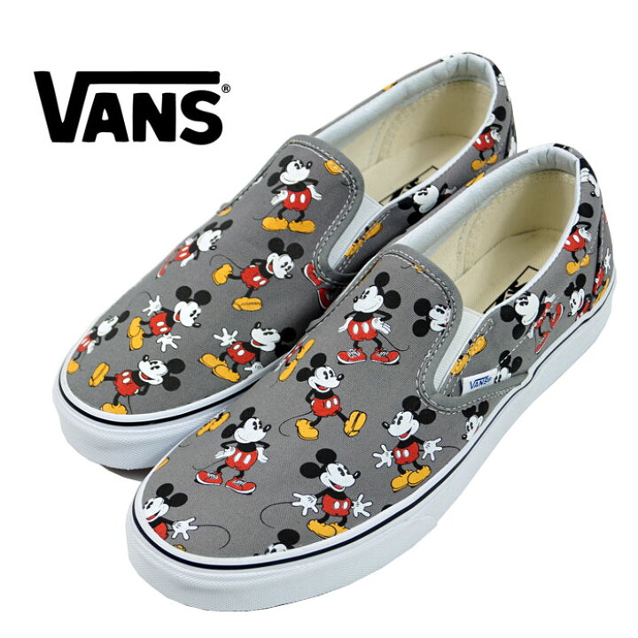 楽天市場】ヴァンズ VANS CLASSIC SLIP ON バンズ ディズニー ミッキー 