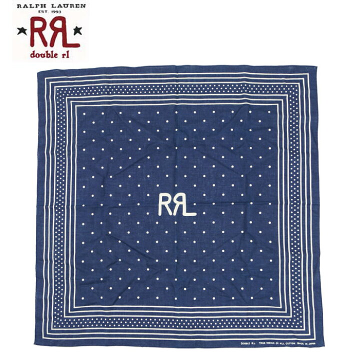 楽天市場】RRL ラルフローレン ダブルアールエル インディゴ ドット 