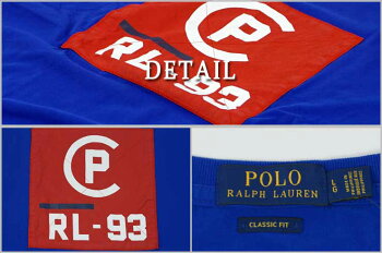 ラルフローレンPOLORalphLaurenCP-93クラシックフィットTシャツブルー/ホワイト