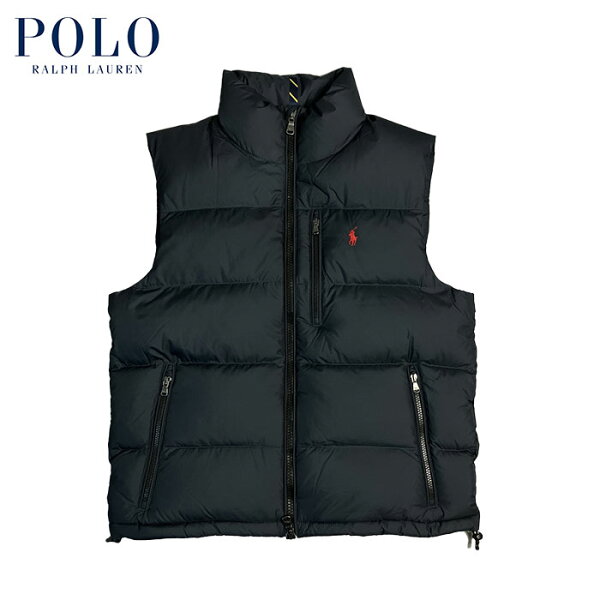 ラルフローレン EL CAP ダブルジップ ダウンベスト POLO Ralph Lauren EL CAP VEST-INSULATED-VEST ブラック