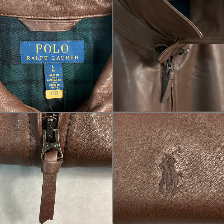 楽天市場】ラルフローレン POLO Ralph Lauren ラムスキン レザー 