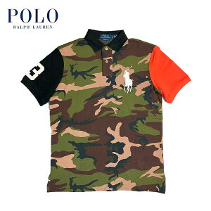 �����t���[���� POLO Ralph Lauren BIG PONY �N���V�b�N�t�B�b�g �r�b�O�|�j�[ �|���V���c ���� CAMO