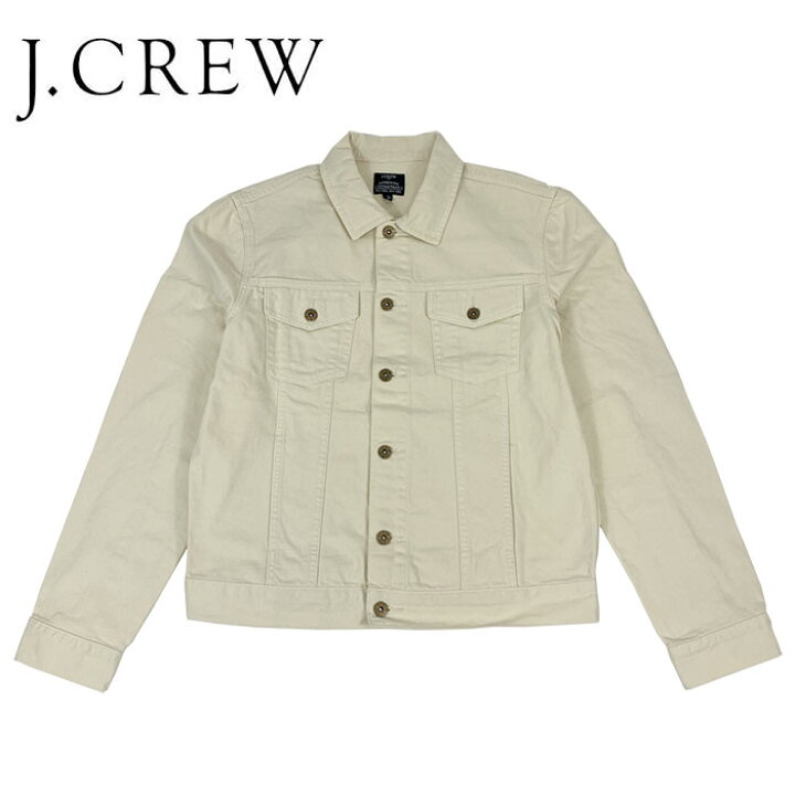 楽天市場】J.CREW ジェイクルー ホワイト デニムジャケット Gジャン 