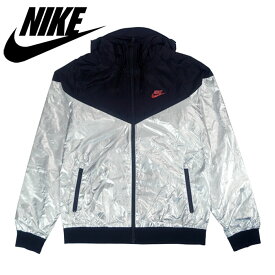 アウトレット ナイキ メタリック ウィンドランナージャケット NIKE METALLIC WINDRUNNER JACKET シルバー