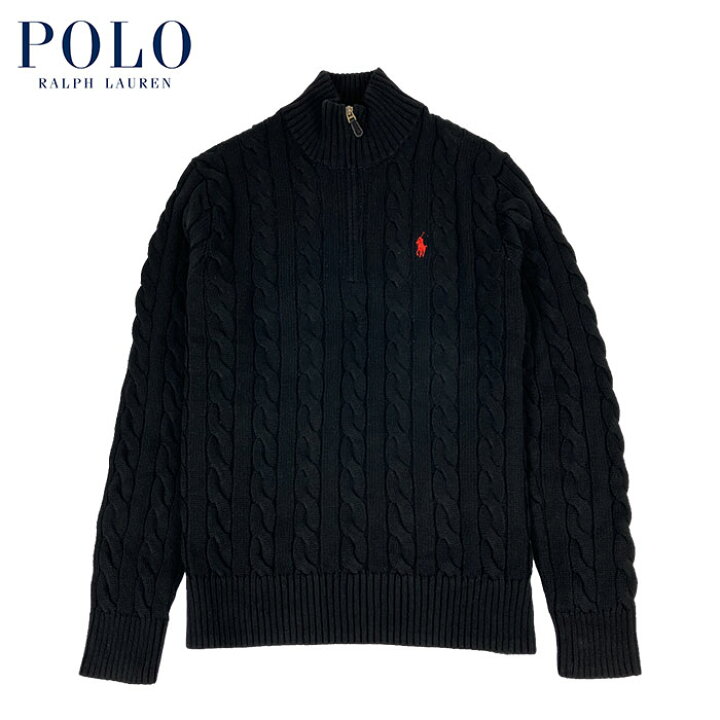 楽天市場】ラルフローレン POLO Ralph Lauren ケーブル ハーフジップ 