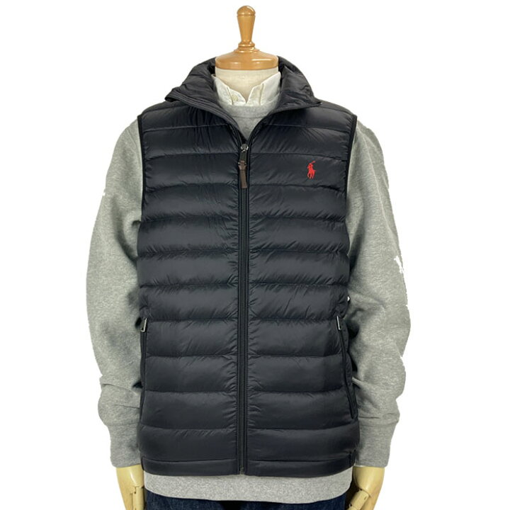 楽天市場】ラルフローレン POLO Ralph Lauren ダウン ベスト ブラック 