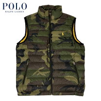 楽天市場】POLO RALPH LAUREN 迷彩 ダウンベストの通販