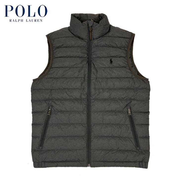 楽天市場】ラルフローレン POLO Ralph Lauren ダウン ベスト グレー 