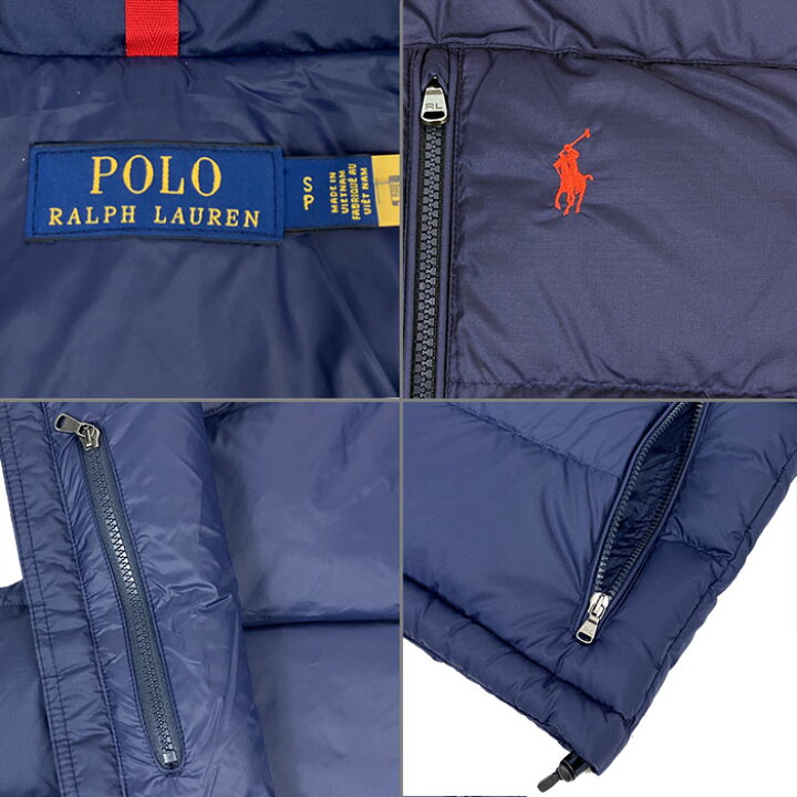 楽天市場】ラルフローレン POLO Ralph Lauren ダウン ベスト ネイビー 