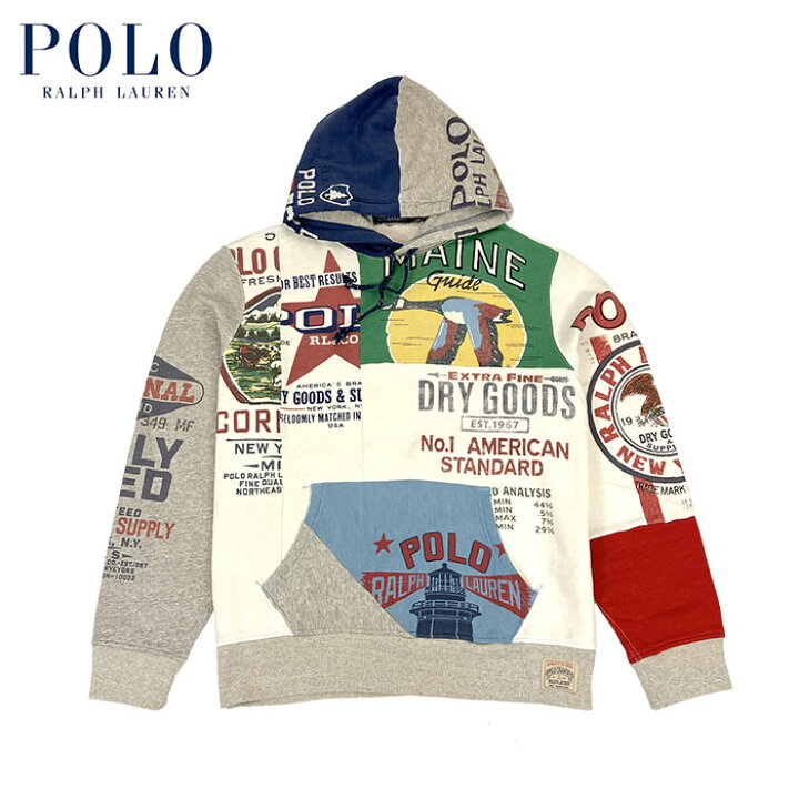 楽天市場】ラルフローレン POLO Ralph Lauren パッチワーク パーカー 