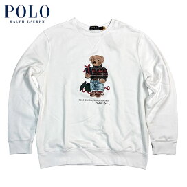 ラルフローレン POLO Ralph Lauren ポロベアー 前V スウェット 乗馬 