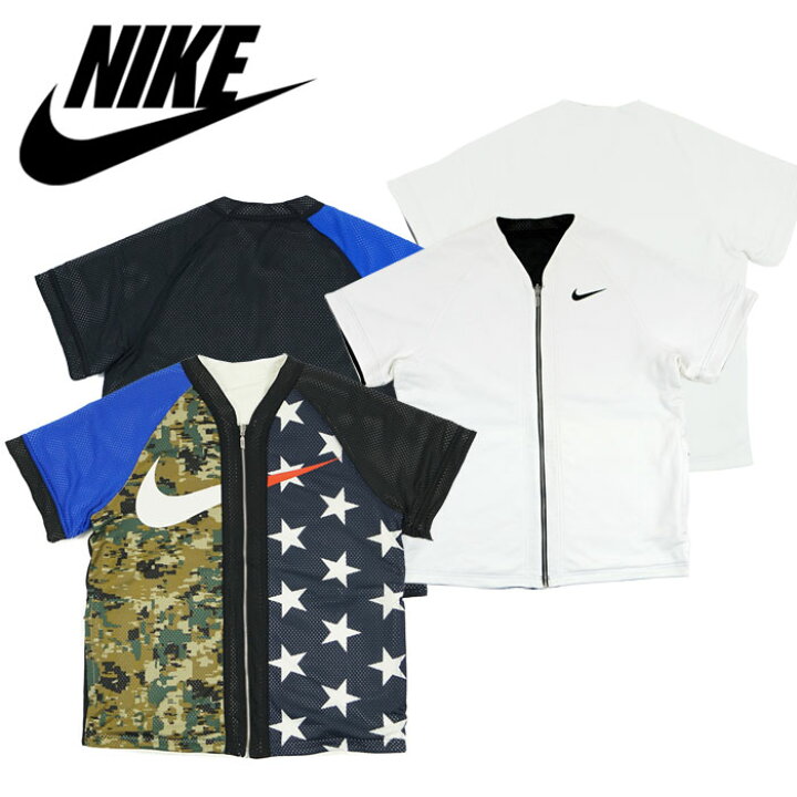 楽天市場 ナイキ リバーシブル 半袖 ベースボールシャツ Nike Lab Reversible Baseball Shirts beef 楽天市場 ナイキ リバーシブル 半袖 ベースボールシャツ Nike Lab Reversible Baseball Shirts beef