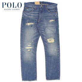 POLO by Ralph Lauren ラルフローレン リペア加工 ジーンズ VARICK SLIM STRAIGHT ジーンズ