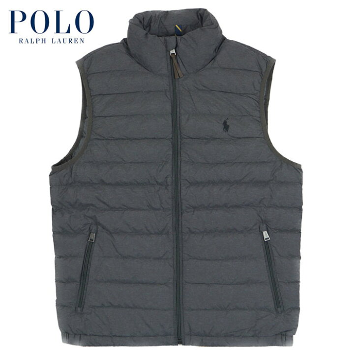楽天市場】ラルフローレン POLO Ralph Lauren ダウン ベスト グレー 