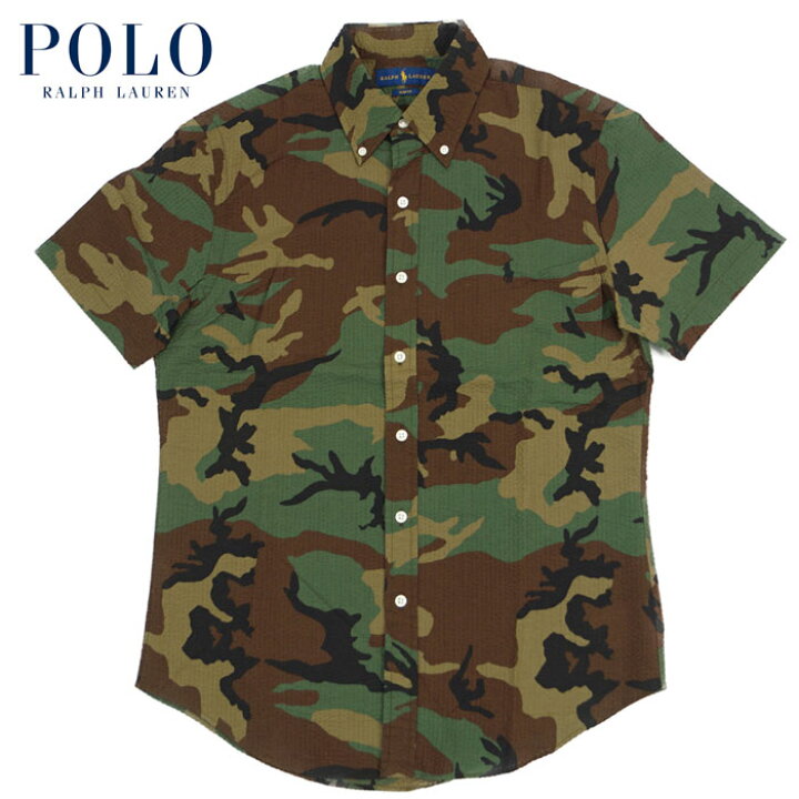 楽天市場】ラルフローレン POLO Ralph Lauren シアサッカー 迷彩 S/S 
