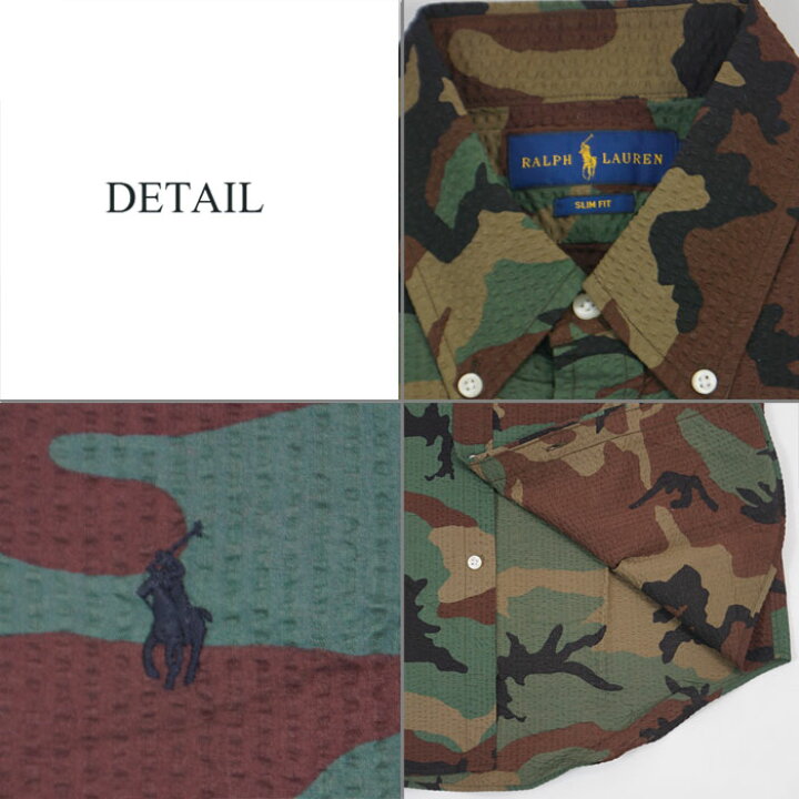 楽天市場】ラルフローレン POLO Ralph Lauren シアサッカー 迷彩 S/S 
