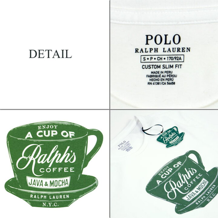 楽天市場】ラルフローレン ラルフズコーヒー Tシャツ POLO Ralph 