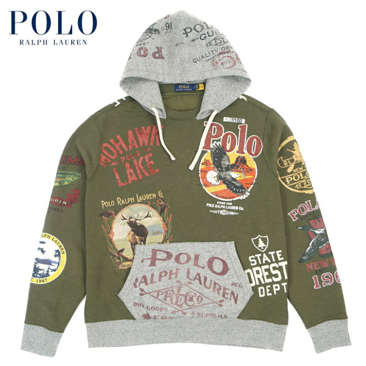 楽天市場】ラルフローレン POLO Ralph Lauren 全柄プリント ツートン 