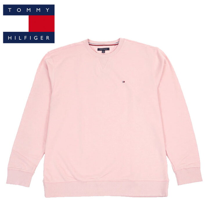 楽天市場】トミーヒルフィガー TOMMY HILFIGER 両V スウェット ピンク 