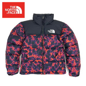 m[XtFCX vg kvV _EWPbg THE NORTH FACE PRINT NUPTSE JACKET BLACK MARBLE CAMO PRINT