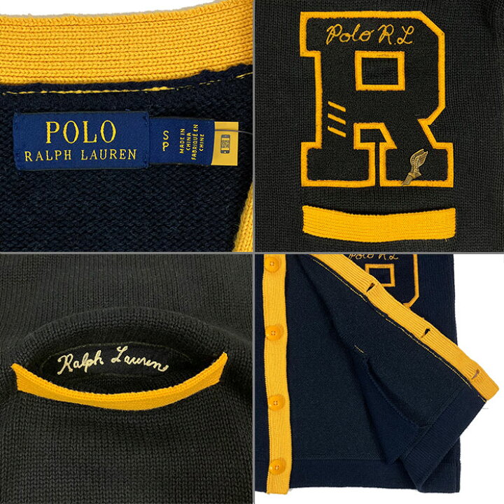 楽天市場】ラルフローレン POLO Ralph Lauren レタード カーディガン  