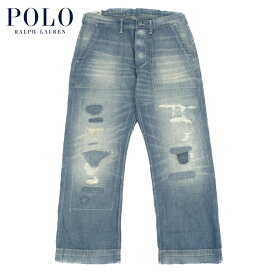 ラルフローレン リペア デニム デッキ パンツ Ralph Lauren USN TYPE DENIM TROUSER