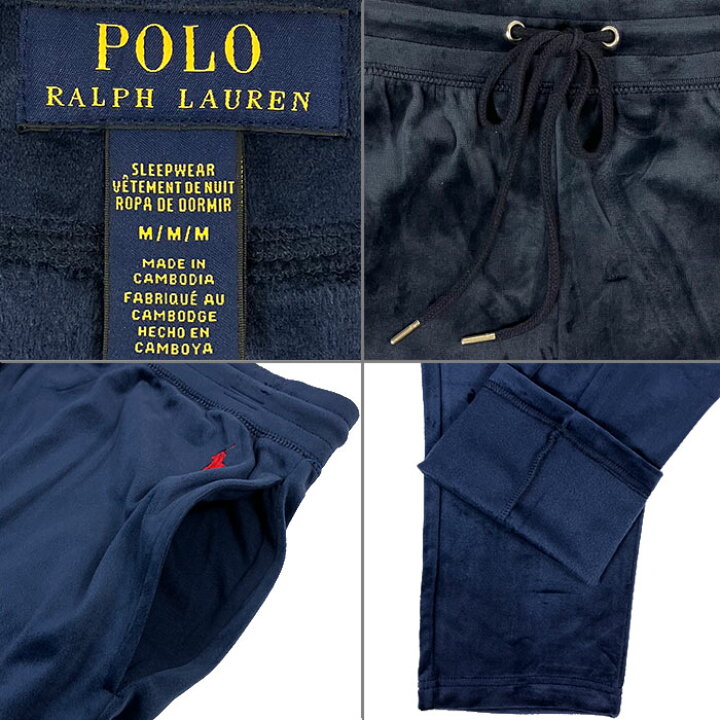 楽天市場】ラルフローレン POLO Ralph Lauren ベロア パンツ ネイビー 