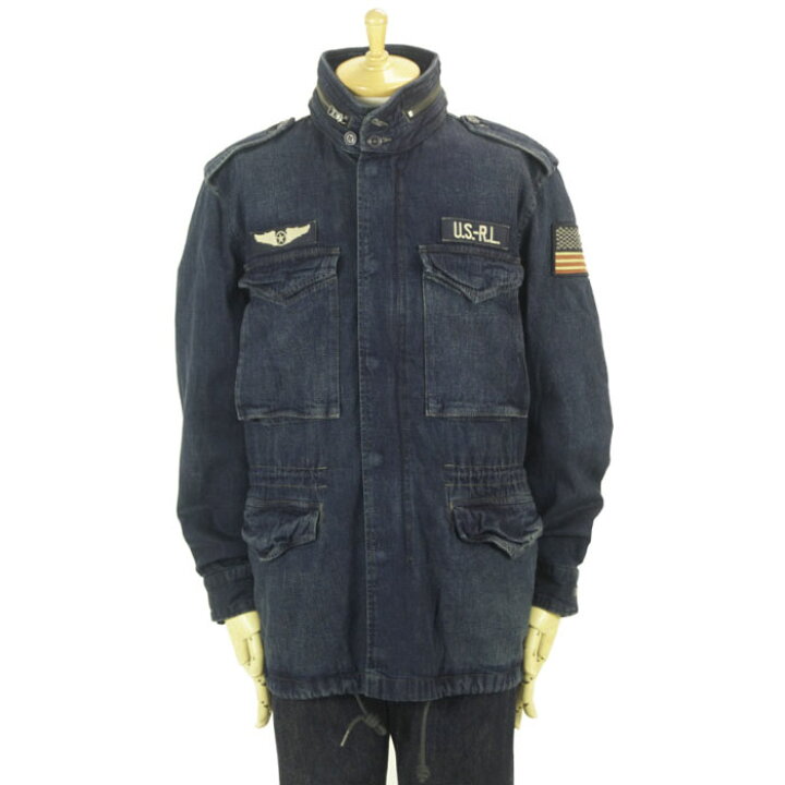 楽天市場】ラルフローレン POLO Ralph Lauren インディゴデニム M-65 