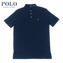 ラルフローレン POLO Ralph Lauren クラシック フィット コットンジャージ ソフトタッチ ポロシャツ ネイビー