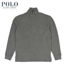 ラルフローレン POLO Ralph Lauren ハーフジップ スウェット グレー