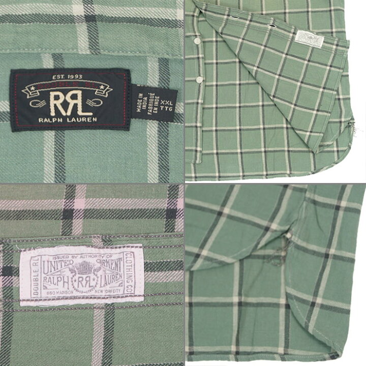 楽天市場】ダブルアールエル RRL ラルフローレン DOUBLE RL チェック 